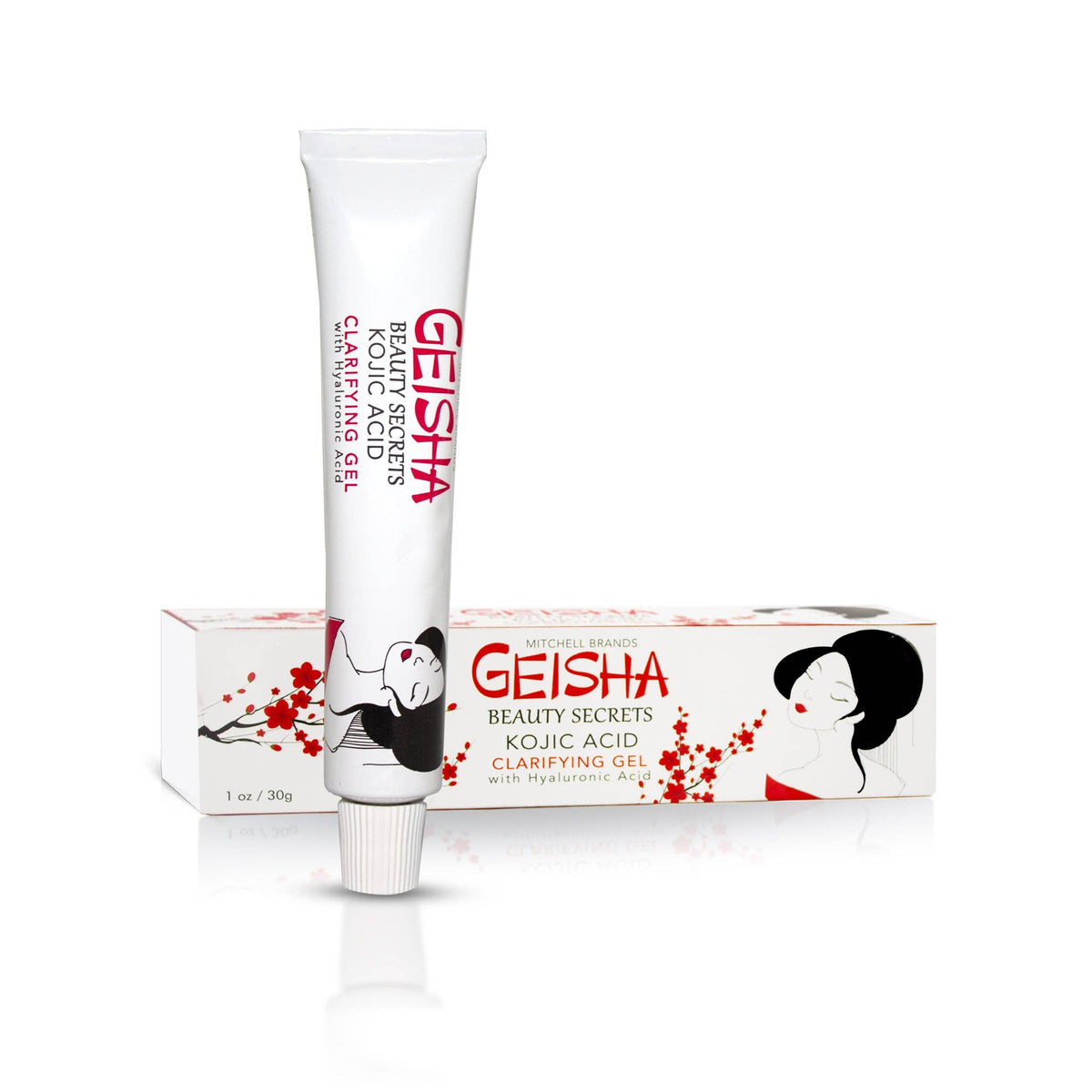 Gel aclarador Geisha con ácido kójico y ácido hialurónico 30 g