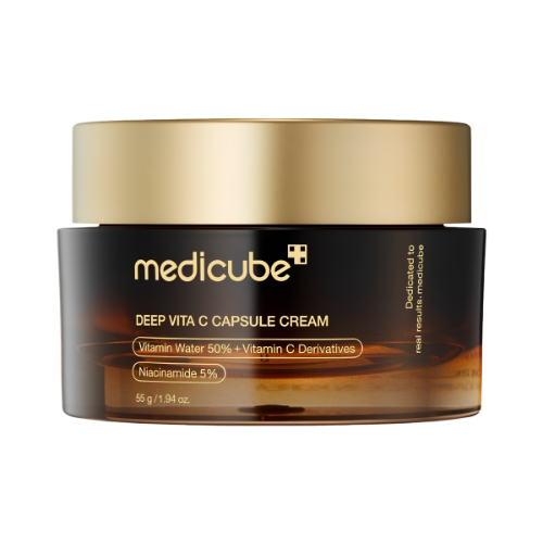 Medicube Deep Vita C Capsule Cream 55g – Crema Iluminadora con Vitamina C para Manchas y Glow