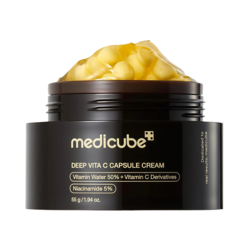 Medicube Deep Vita C Capsule Cream 55g – Crema Iluminadora con Vitamina C para Manchas y Glow