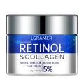 Crema de retinol para eliminar arrugas, antienvejecimiento, reafirmante, efecto lifting, atenúa líneas de expresión, blanqueadora, hidratante, iluminadora, cuidado de la piel, cosmético