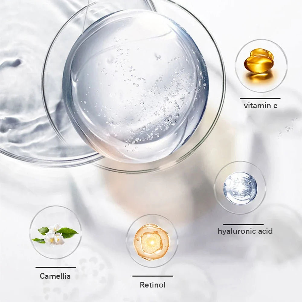 Crema de retinol para eliminar arrugas, antienvejecimiento, reafirmante, efecto lifting, atenúa líneas de expresión, blanqueadora, hidratante, iluminadora, cuidado de la piel, cosmético