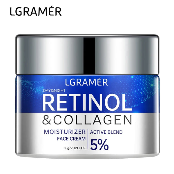 Crema de retinol para eliminar arrugas, antienvejecimiento, reafirmante, efecto lifting, atenúa líneas de expresión, blanqueadora, hidratante, iluminadora, cuidado de la piel, cosmético