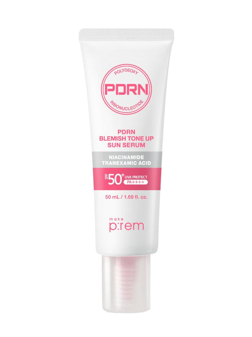 make p:rem PDRN Blemish Tone Up Sun Serum SPF50+ PA++++ 50ml