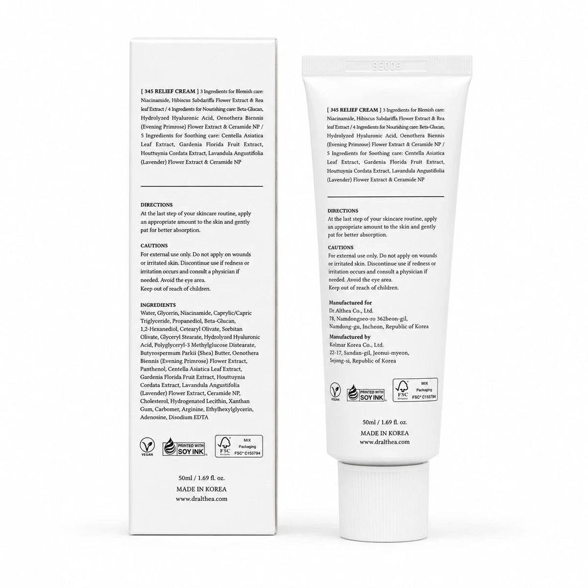 DR ALTHEA 345 Crema Facial Calmante para el Acné
